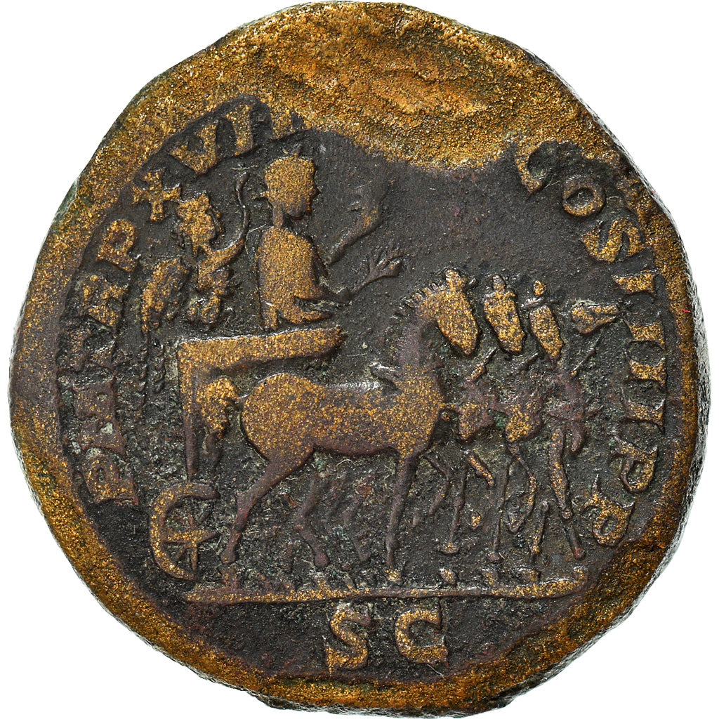 Coin, Caracalla, Dupondius, 213, Rome, EF(40-45), Bronze, RIC:manque