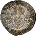Moneda, Francia, Henri II, Douzain aux croissants, 1550, Montélimar, MBC