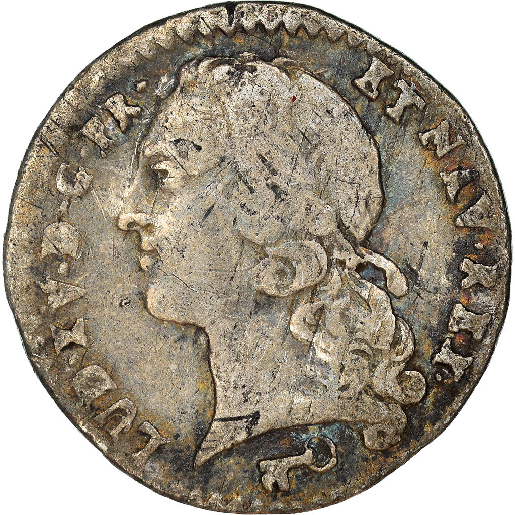 Moneda, Francia, Louis XV, 1/20 Écu au bandeau (6 sols), 6 Sols, 1/20 ECU