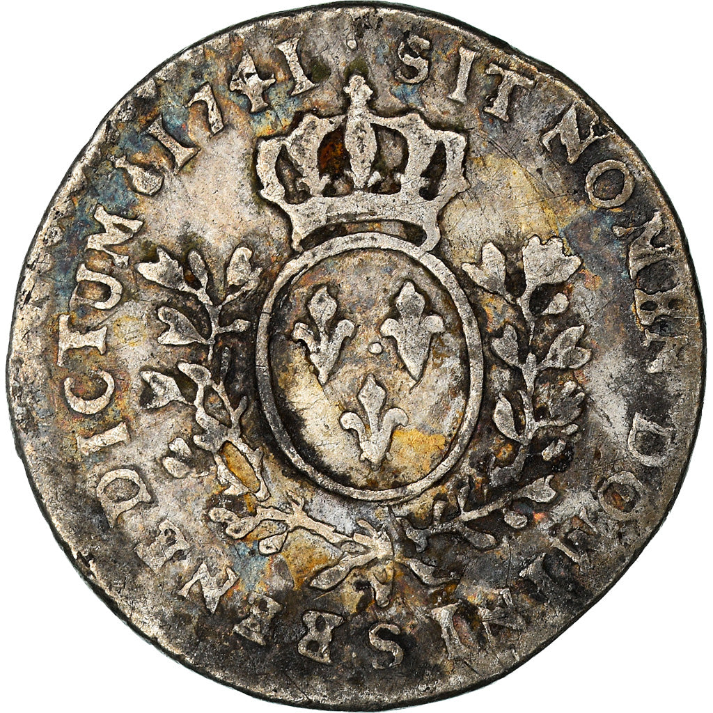 Moneda, Francia, Louis XV, 1/20 Écu au bandeau (6 sols), 6 Sols, 1/20 ECU