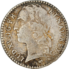 Coin, France, Louis XV, 1/10 Écu au bandeau, 1747, Reims, VF(20-25), Silver