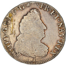 Moneta, Francia, Louis XIV, 1/2 Écu aux huit L, 1704, Reims, B+, Argento