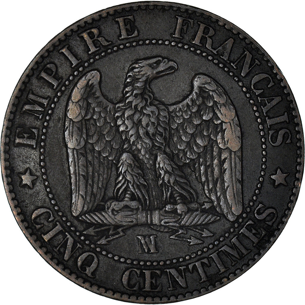 Munten, Frankrijk, Napoleon III, Napoléon III, 5 Centimes, 1854, Marseille, ZF