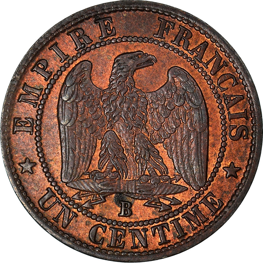 Münze, Frankreich, Napoleon III, Napoléon III, Centime, 1856, Rouen, SS+