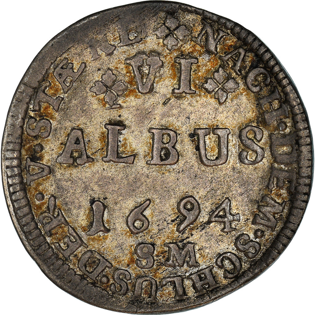 Monnaie, Etats allemands, HANAU-LICHTENBERG, Philipp Reinhard, 6 Albus, 12