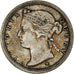 Munten, Hong Kong, Victoria, 20 Cents, 1877, Heaton, FR+, Zilver, KM:7