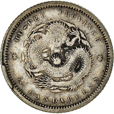 Monnaie, Chine, HUPEH PROVINCE, Kuang-hs, 10 Cents, (1895-1907), Ching, TB+
