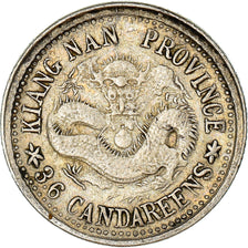 Coin, China, KIANGNAN, Kuang-hs, 5 Cents, 1900, AU(50-53), Silver, KM:141a