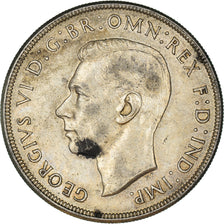 Coin, Australia, George VI, Crown, 1937, Melbourne, EF(40-45), Silver, KM:34