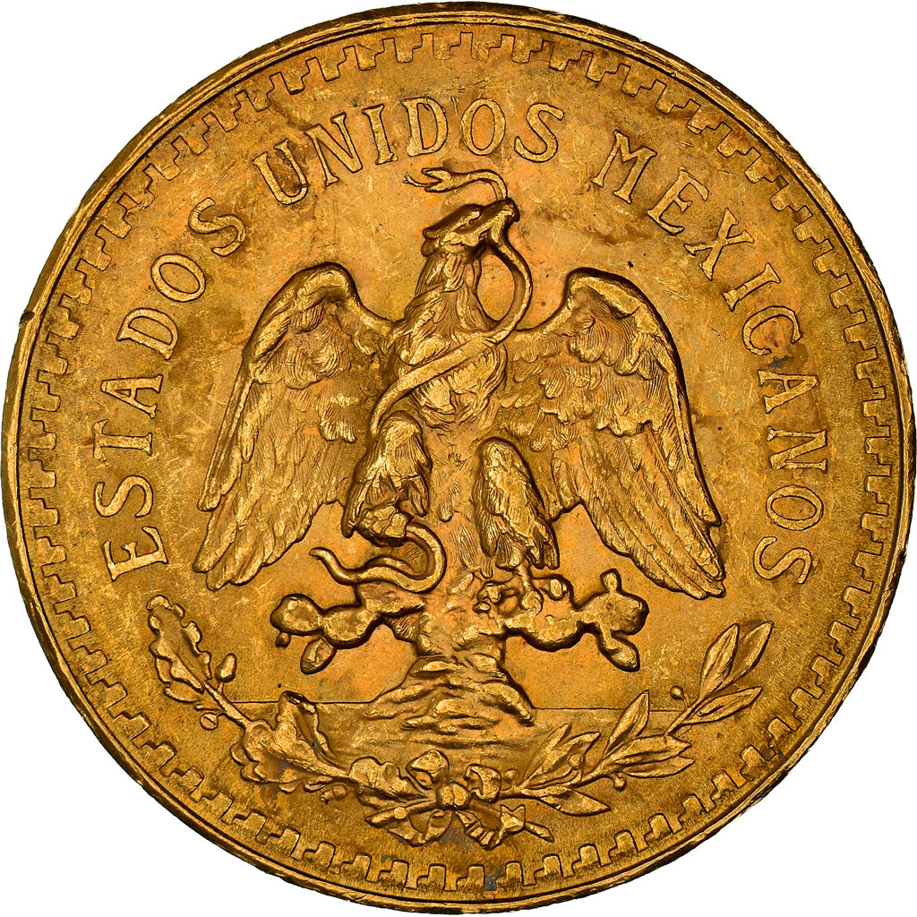 Monnaie, Mexique, 50 Pesos, 1924, Mexico City, TTB+, Or, KM:481