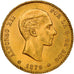 Moneda, España, Alfonso XII, 25 Pesetas, 1879, Madrid, EBC, Oro, KM:673