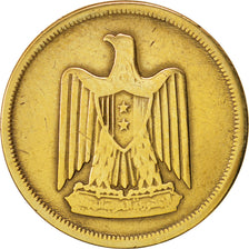 Monnaie, Égypte, 10 Milliemes, 1960, TTB, Aluminum-Bronze, KM:395