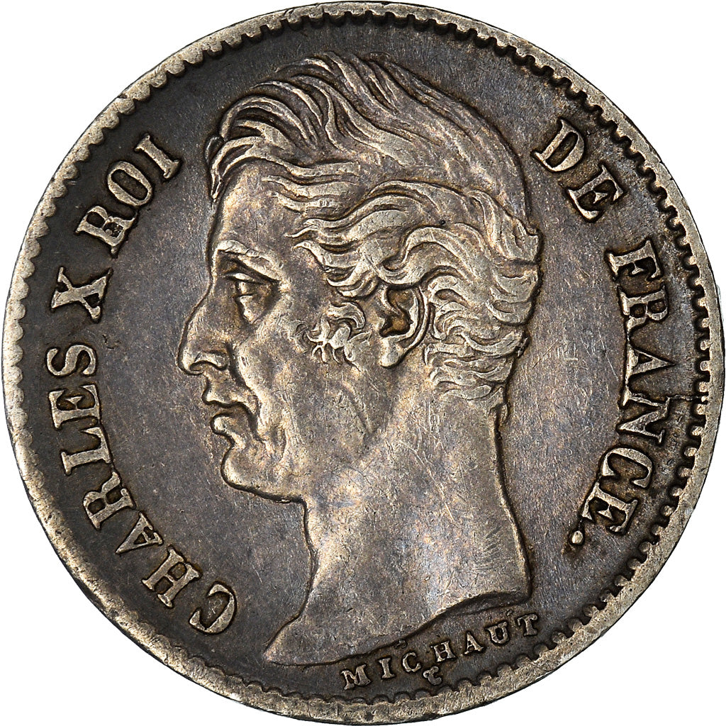 Münze, Frankreich, Charles X, 1/4 Franc, 1830, Paris, SS+, Silber, KM:722.1