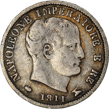 Munten, Italiaanse staten, KINGDOM OF NAPOLEON, Napoleon I, 5 Soldi, 1811