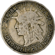 Coin, Guadeloupe, Franc, 1903, VF(30-35), Copper-nickel, KM:46, Lecompte:57