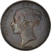 Monnaie, Grande-Bretagne, Victoria, Penny, 1854, TB, Cuivre, KM:739