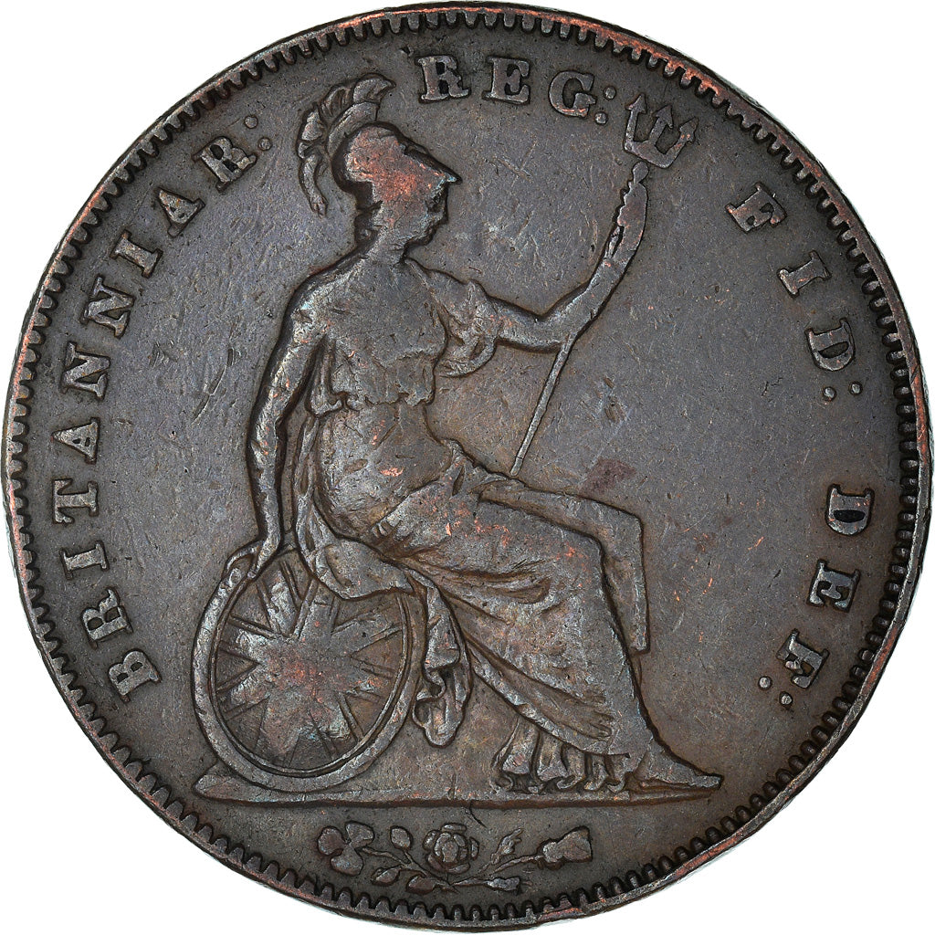 Monnaie, Grande-Bretagne, Victoria, Penny, 1854, TB, Cuivre, KM:739