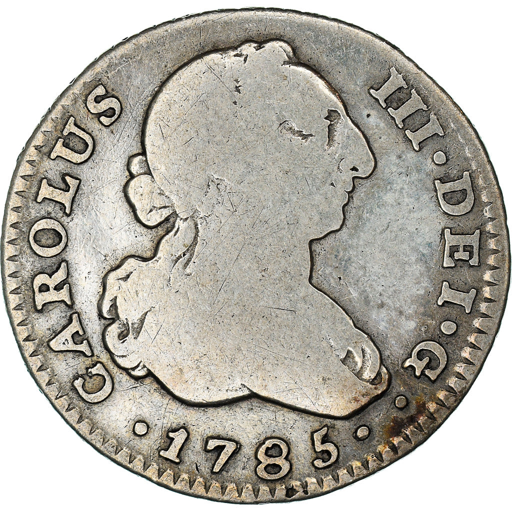 Coin, Spain, Charles III, Real, 1785, Madrid, VF(20-25), Silver, KM:411.1