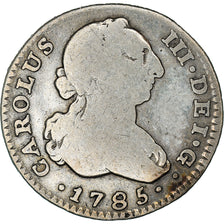 Coin, Spain, Charles III, Real, 1785, Madrid, VF(20-25), Silver, KM:411.1