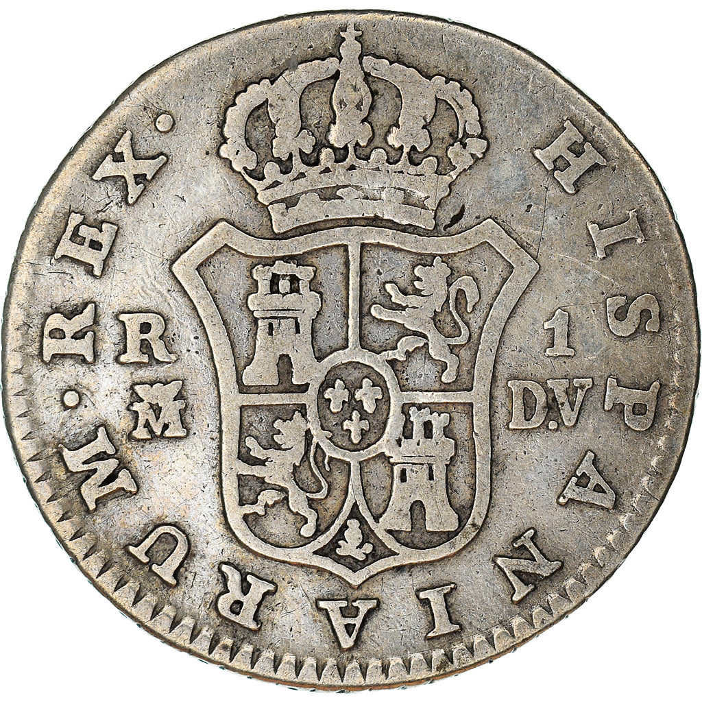 Coin, Spain, Charles III, Real, 1785, Madrid, VF(20-25), Silver, KM:411.1