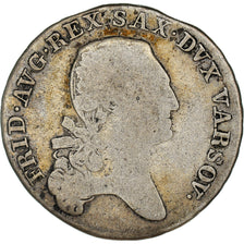 Moneta, Polonia, Friedrich August I, 1/3 Talara, 1812, B+, Argento, KM:86