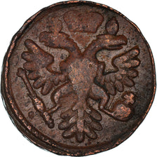 Moneta, Russia, Denga, 1/2 Kopek, 1737, BB, Rame, KM:188
