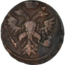 Coin, Russia, Denga, 1/2 Kopek, 1738, EF(40-45), Copper, KM:188