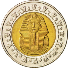 Egipto, Pound, 2007, Cairo, MS(60-62), Bimetálico, KM:940a