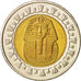Egipto, Pound, 2007, Cairo, MS(60-62), Bimetálico, KM:940a