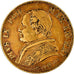 Moneta, DEPARTAMENTY WŁOSKIE, PAPAL STATES, Pius IX, 20 Lire, 1866, Rome