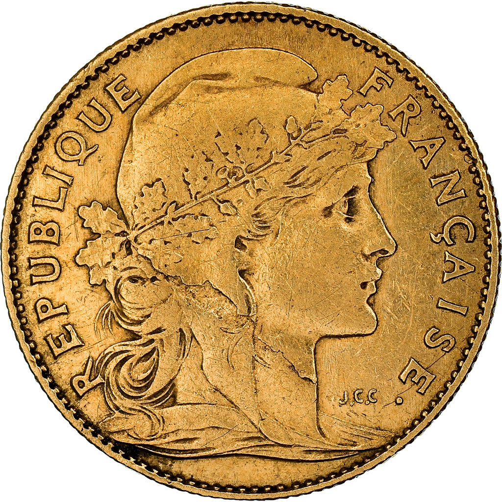 Coin, France, Marianne, 10 Francs, 1905, Paris, EF(40-45), Gold, KM:846