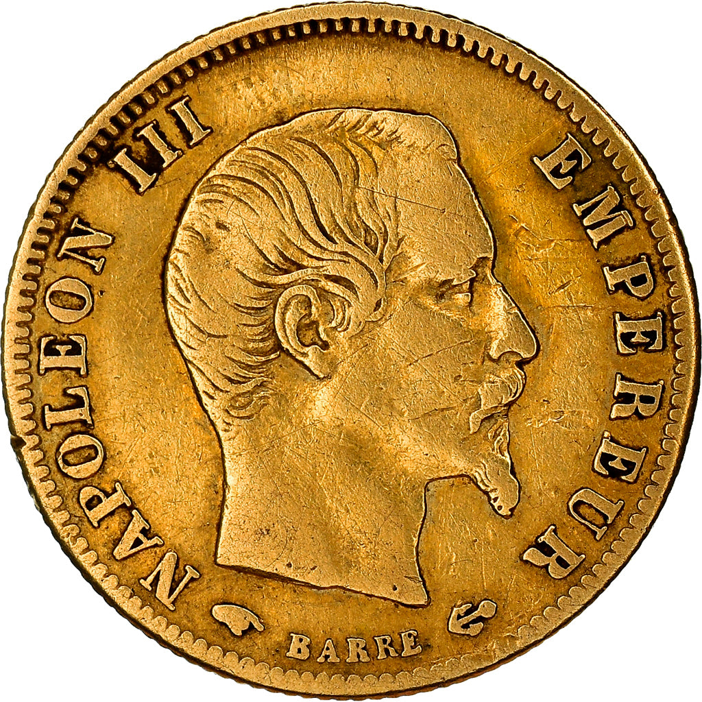 Munten, Frankrijk, Napoleon III, Napoléon III, 5 Francs, 1859, Paris, FR, Goud