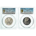 Coin, Russia, Russian Literature, 150 Roubles, 1988, Pair Trial strikes, PCGS