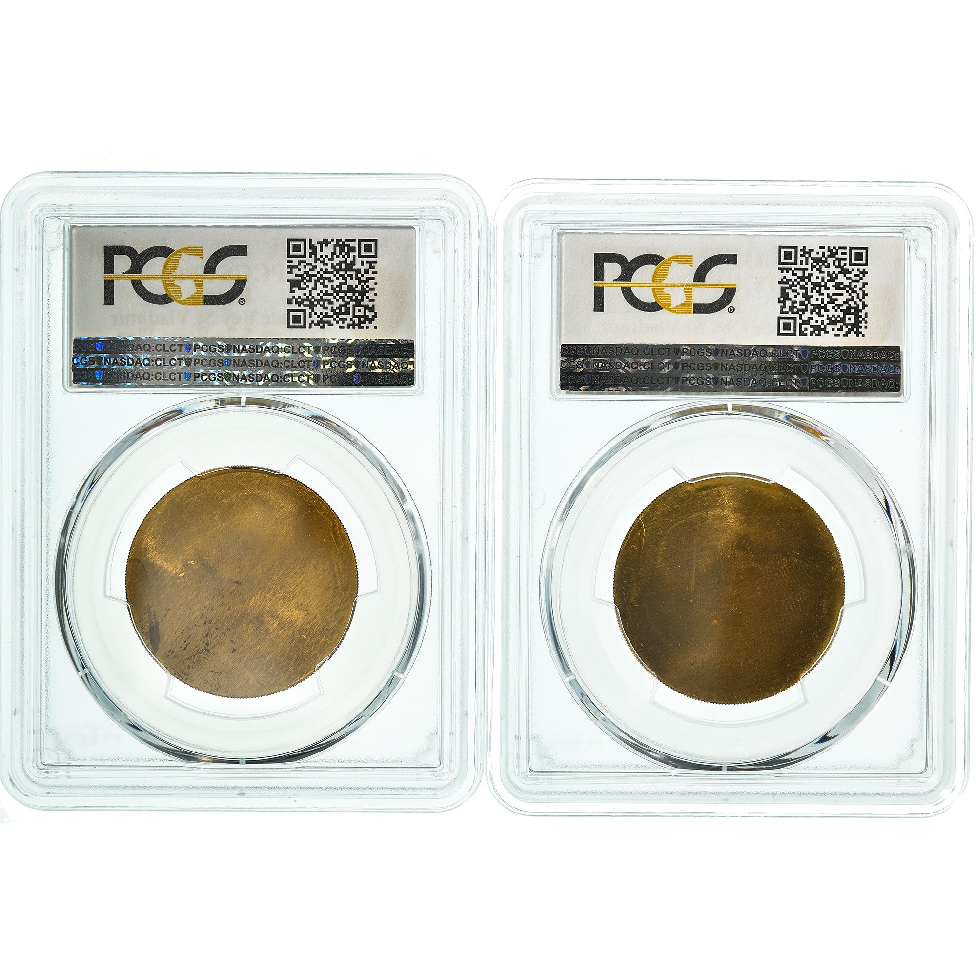 Coin, Russia, St. Vladimir, 100 Roubles, 1988, Pair Trial strikes, PCGS, SP66