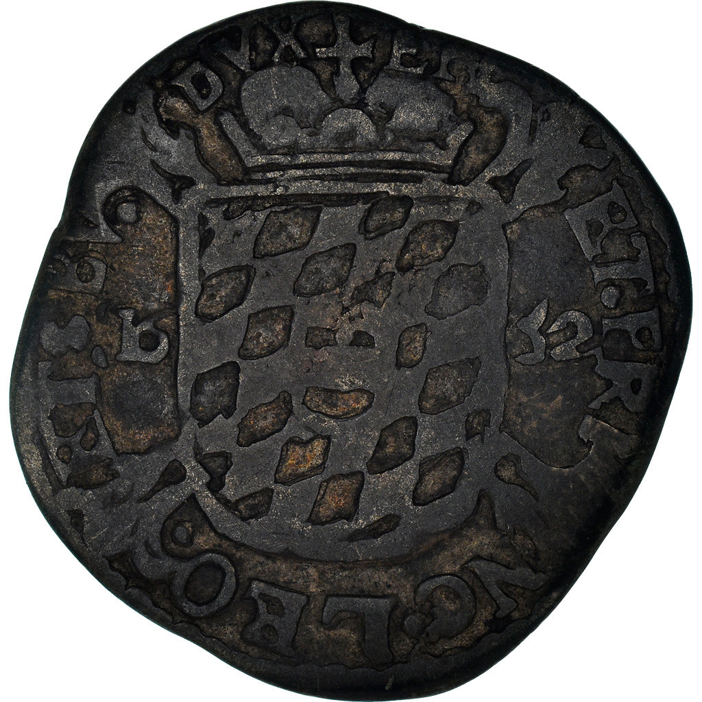 Coin, LIEGE, Maximilian Henry, Escalin, 1652, Liege, EF(40-45), Silver, KM:76
