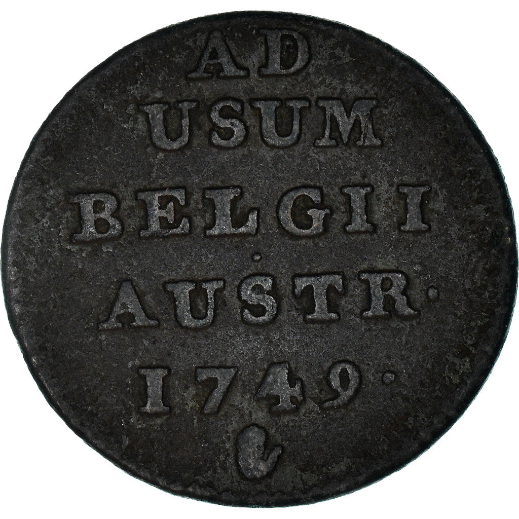 Munten, NEDERLANDS OOSTENRIJK, Maria Theresa, Liard, Oord, 1749, FR, Koper, KM:2
