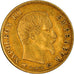 Moneta, Francia, Napoleon III, 5 Francs, 1858, Paris, MB+, Oro, KM:787.1