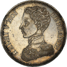 Munten, Frankrijk, Henri V, 5 Francs, 1831, Paris, ESSAI, PR, Zilver, KM:35