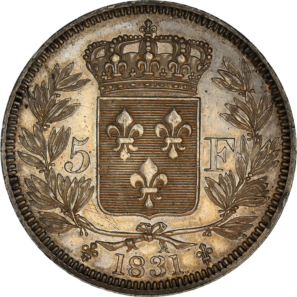 Munten, Frankrijk, Henri V, 5 Francs, 1831, Paris, ESSAI, PR, Zilver, KM:35