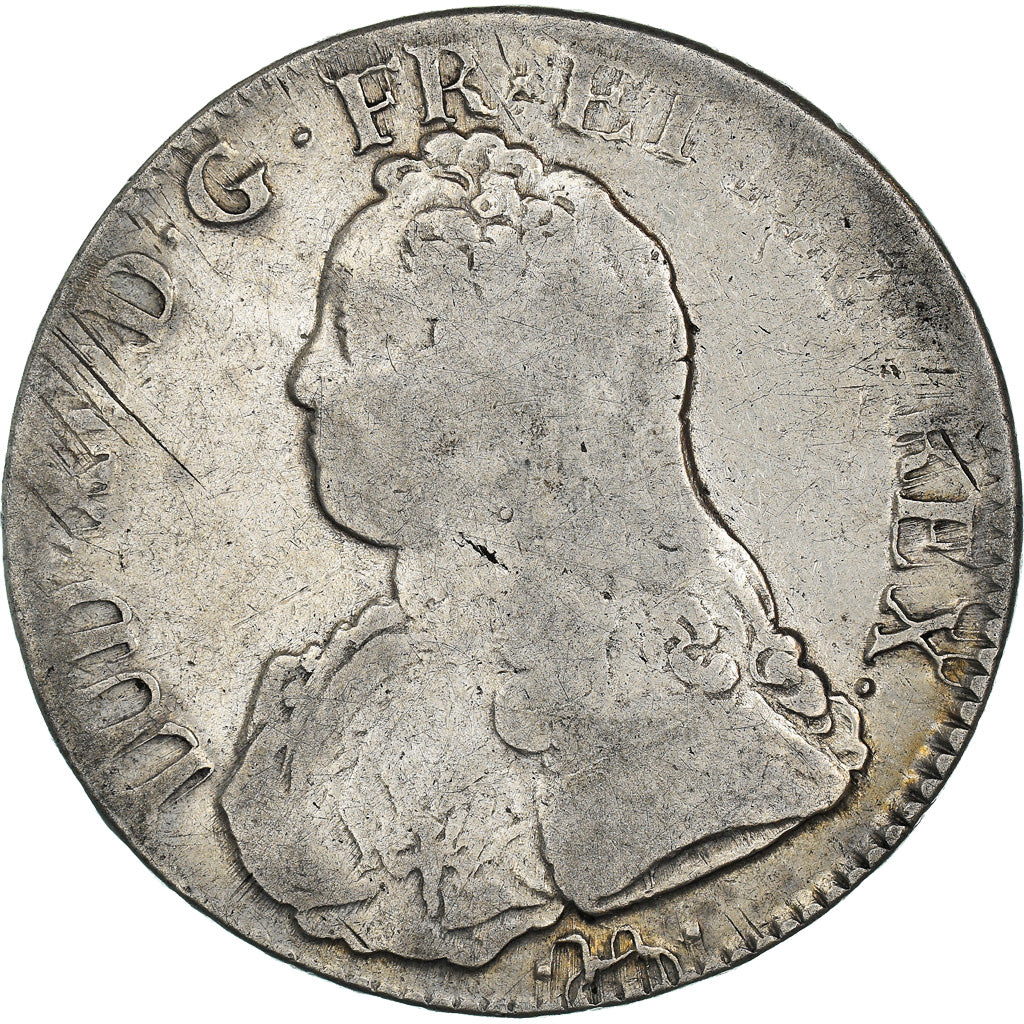 Moneda, Francia, Louis XV, Écu aux branches d'olivier, Ecu, 1739, Bayonne, BC+