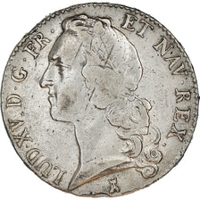Münze, Frankreich, Louis XV, Écu au bandeau, Ecu, 1749, Nantes, SS, Silber