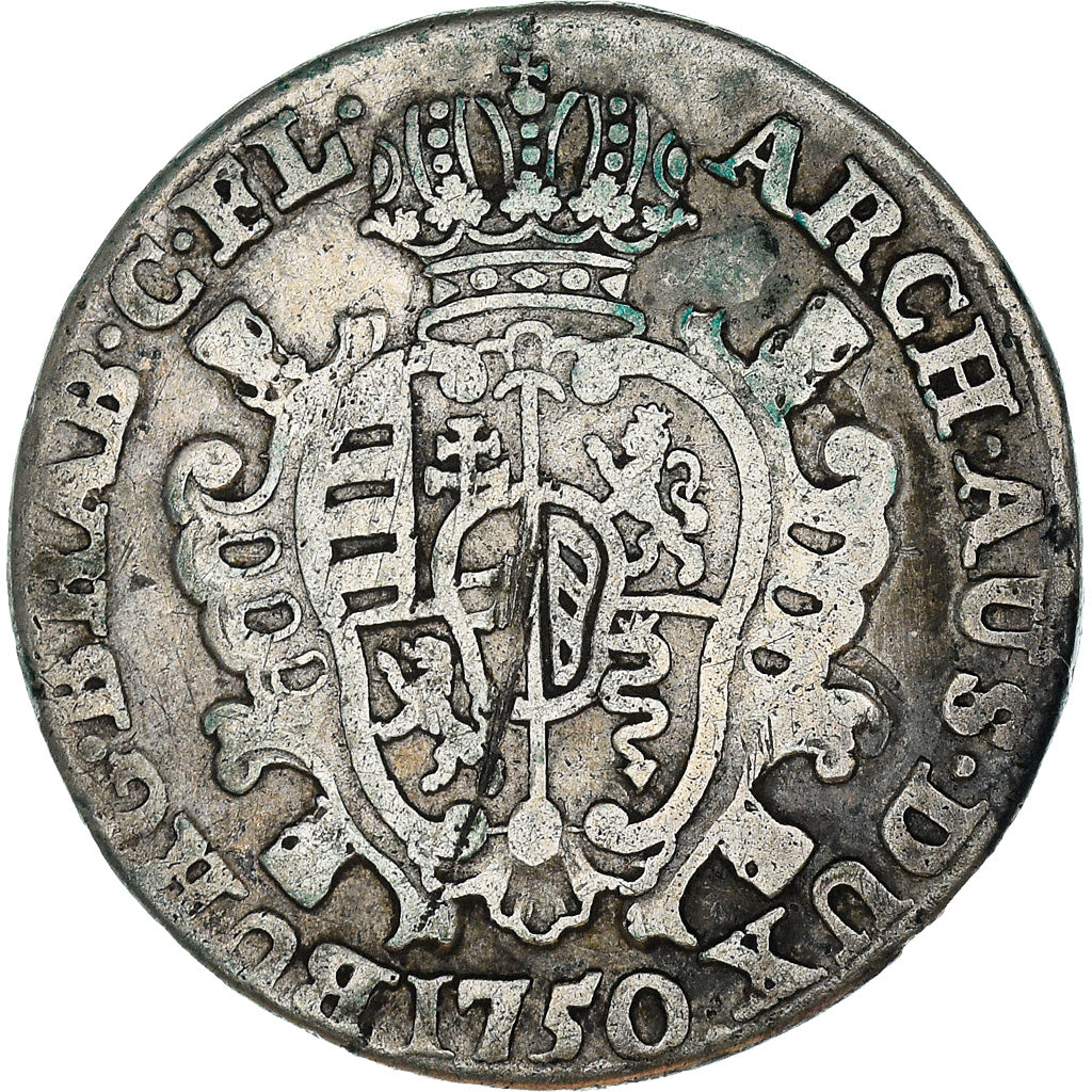 Coin, AUSTRIAN NETHERLANDS, Maria Theresa, Escalin, Schelling, 1750, Antwerp