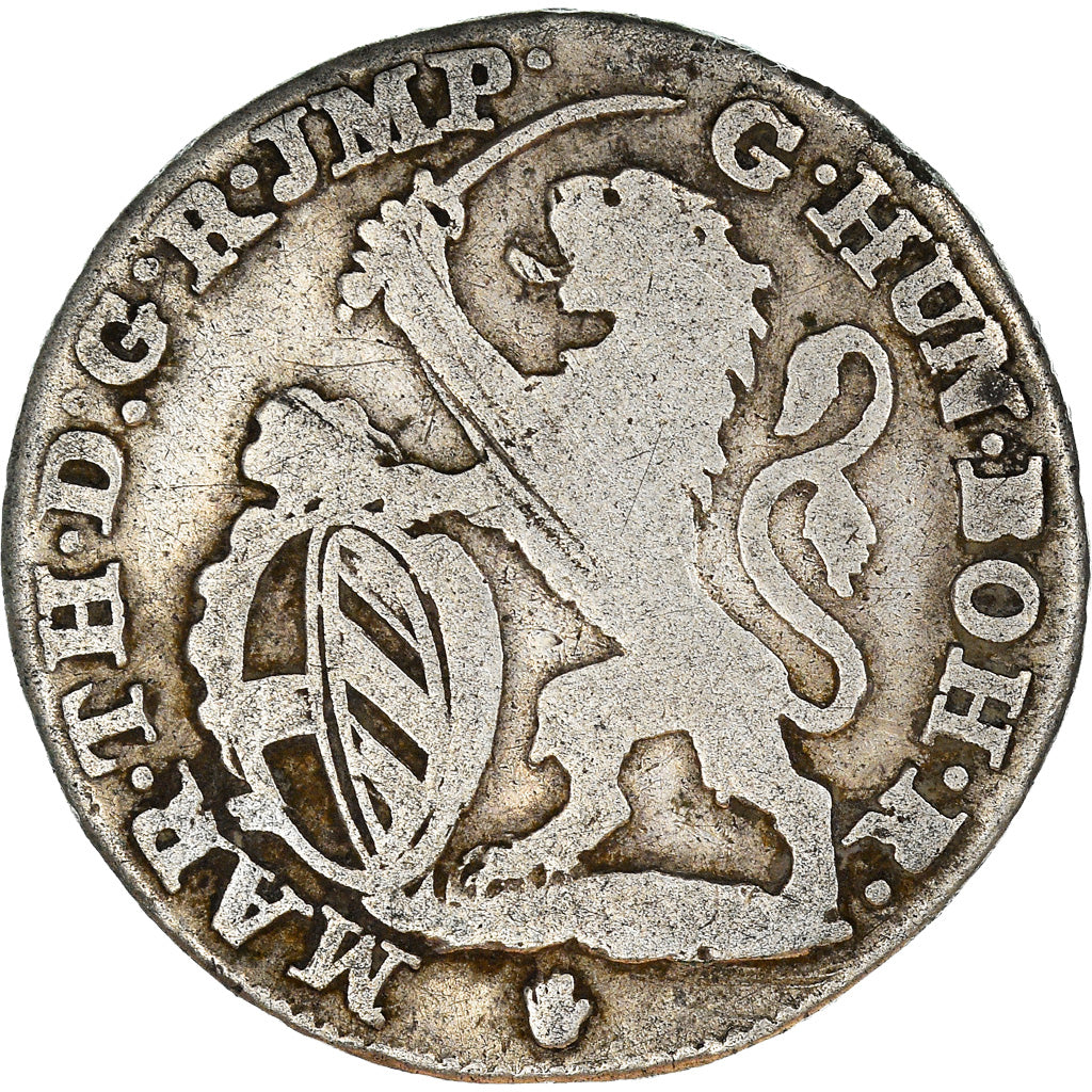 Coin, AUSTRIAN NETHERLANDS, Maria Theresa, Escalin, Schelling, 1750, Antwerp