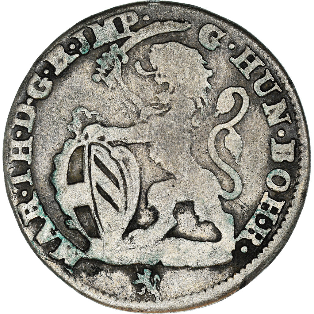 Coin, AUSTRIAN NETHERLANDS, Maria Theresa, Escalin, Schelling, 1750, Bruges