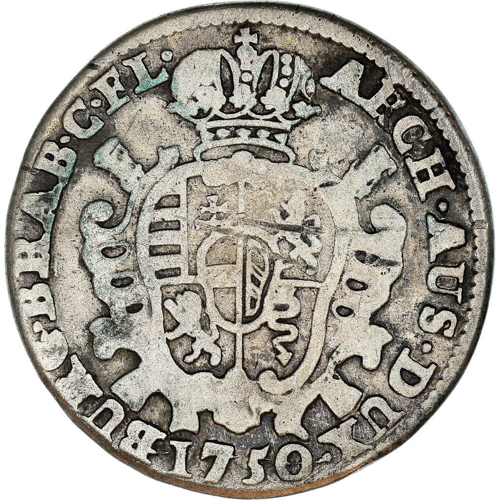 Coin, AUSTRIAN NETHERLANDS, Maria Theresa, Escalin, Schelling, 1750, Bruges