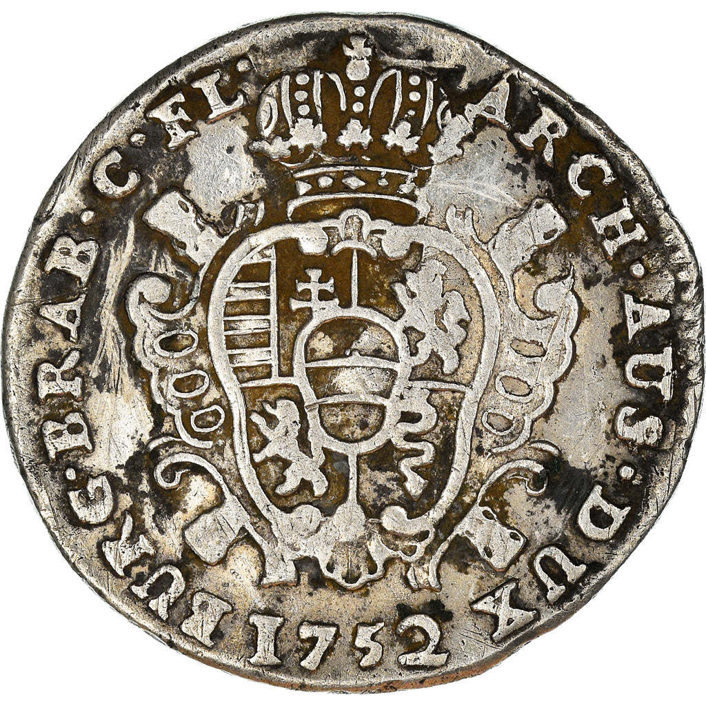 Coin, AUSTRIAN NETHERLANDS, Maria Theresa, Escalin, Schelling, 1752, Bruges