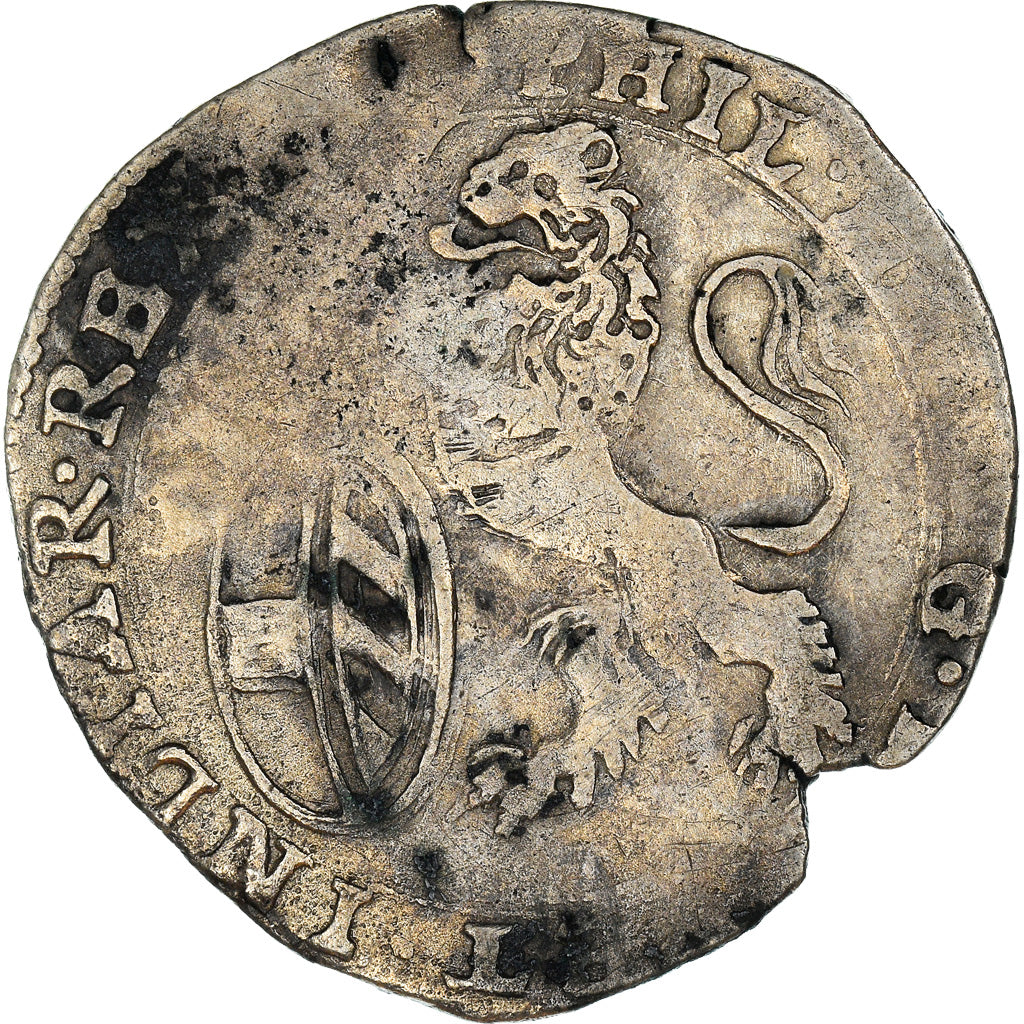 Coin, Spanish Netherlands, Flanders, Philip IV, Escalin, 1622, Bruges