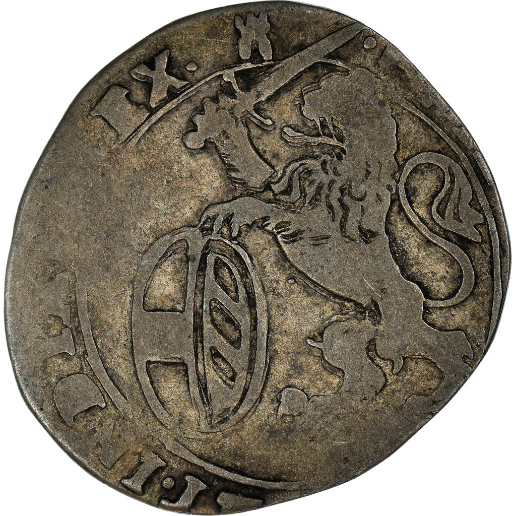 Coin, Spanish Netherlands, TOURNAI, Philip IV, Escalin, 6 Sols, 1651, VF(20-25)