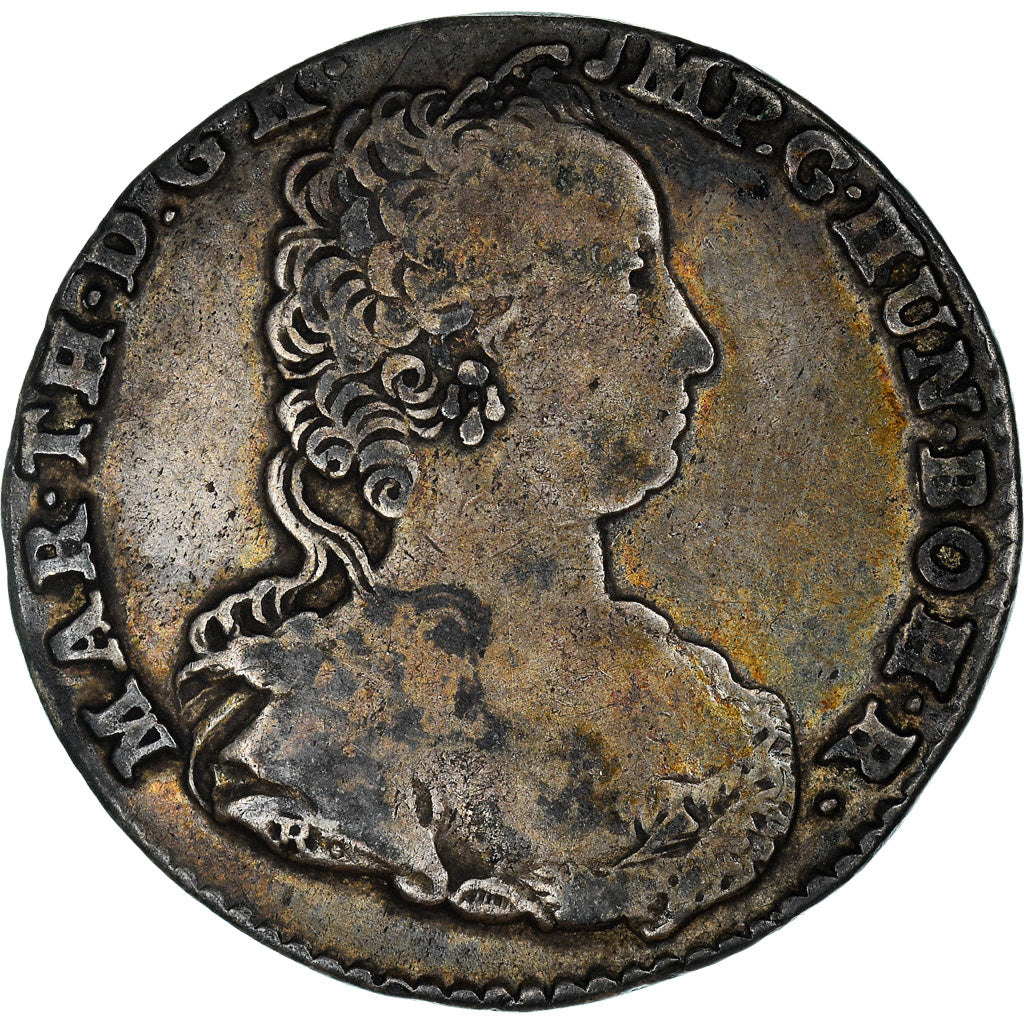 Monnaie, AUSTRIAN NETHERLANDS, Maria Theresa, 1/4 Ducaton, 1751, Bruges, TB+