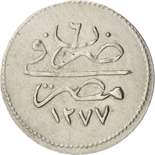 Egypt, Abdul Aziz, 10 Para, 1865, EF(40-45), Silver, KM:243